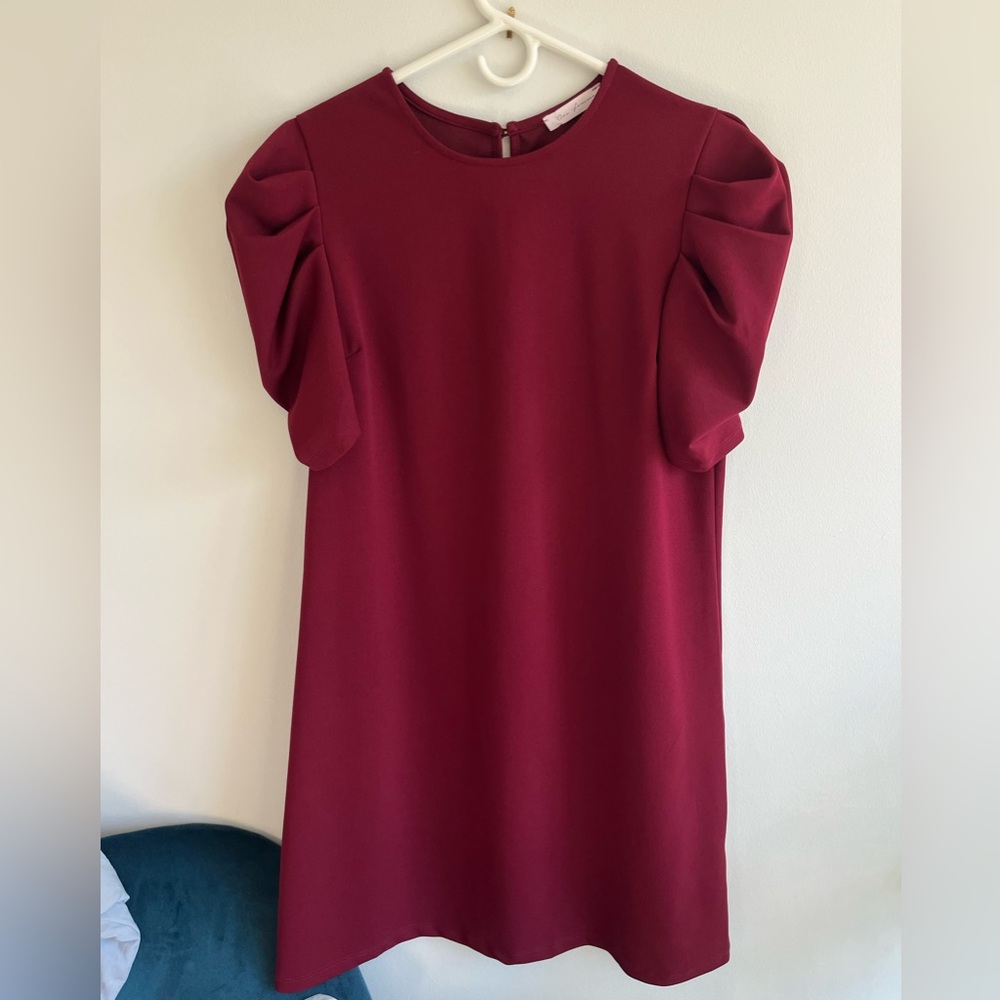 Festive red dress